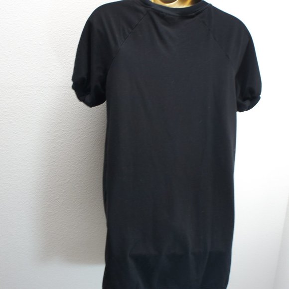 Chicos zenergy black sweatshirt dress size 2 - Picture 4 of 4